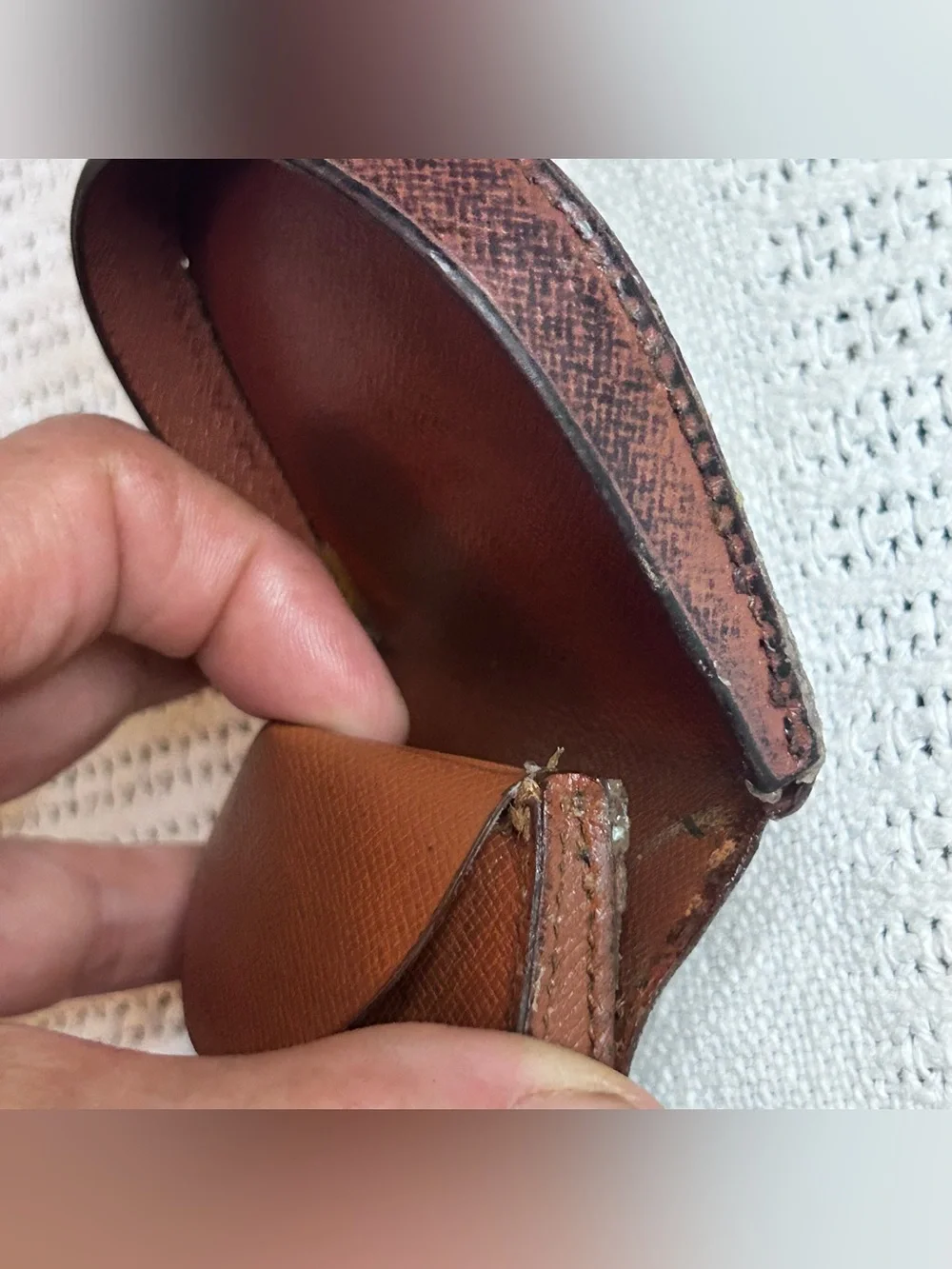 Vintage Louis Vuitton Monogram Canvas Porte Monnaie Gousset Coin Pouch